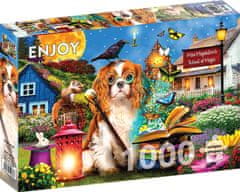 ENJOY Puzzle Šola čarovnije 1000 kosov