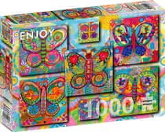 ENJOY Puzzle Metulji 1000 kosov