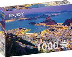 ENJOY Puzzle Rio de Janeiro ponoči, Brazilija 1000 kosov