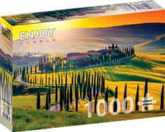 ENJOY Puzzle Sončni zahod v Toskani 1000 kosov
