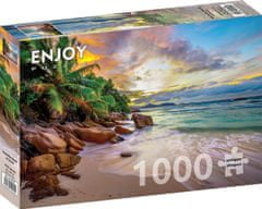 ENJOY Puzzle Sejšelske plaže ob sončnem zahodu 1000 kosov