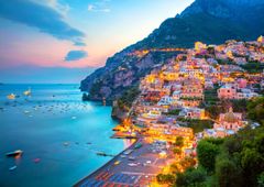 ENJOY Puzzle Positano ob mraku, Italija 1000 kosov