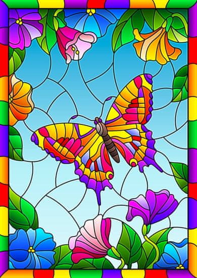 ENJOY Puzzle Crystal Butterfly 1000 kosov