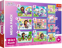 Trefl Puzzle Gaby's Magic House MEGA PACK 10v1