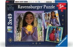 Ravensburger Puzzle želje 3x49 kosov
