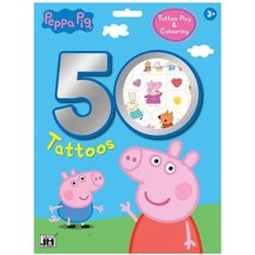 Peppa Pig - Set za tetoviranje 50+