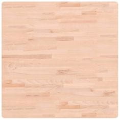Vidaxl Mizna plošča 80x80x2,5 cm kvadratna trdna bukovina