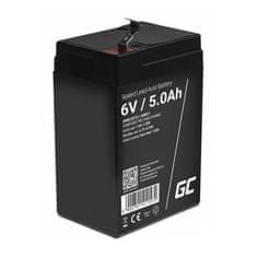 Green Cell Akumulatorska baterija AGM 6V 5Ah Brez vzdrževanja za UPS ALARM