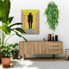 HOME & MARKER® Umetno cvetje, Umetna viseča rastlina, Viseči praproti (80 cm) | FERNY