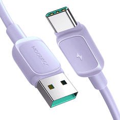 Joyroom Kabel USB-A - USB-C 3A 1,2 m vijolične barve