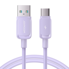 Joyroom Kabel USB-A - USB-C 3A 1,2 m vijolične barve