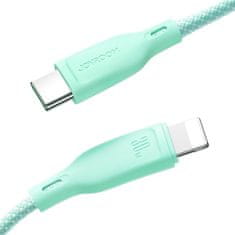 slomart kabel joyroom multi-color series sa34-al3 usb-a / lightning 3a 1m - vijoličen