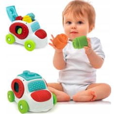 Clementoni Clementoni Sensory Car Clemmy Soft Blocks