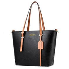 Dollcini Dollcini, Women's Handbag, Elegant, Pu Leather, Fashionable, Elegant Bag, Travel/Work/Casual, črna mešanica