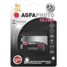 Agfaphoto Ultra alkalna baterija 9V, blister 1 kos