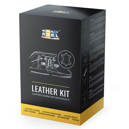 ADBL ADBL Leather KIT komplet izdelkov za čiščenje in nego kože