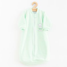 NEW BABY Otroška frotirna spalna vreča medvedek mint - 80 (9-12m)