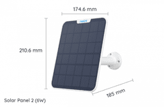 Reolink 6W Solarni Panel za Reolink Kamere Serije Argus/Go/Duo/TrackMix