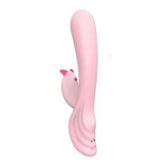 shumee Vibrator Plume Bunny z 9 svetlo roza načini vibriranja