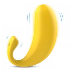 shumee Banana-RTC vibrator za jajca na daljinsko upravljanje z 9 načini vibriranja Rumena