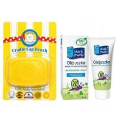 shumee Set olja za cradle cap, Olejuszka 30ml + čopič Bean Clean