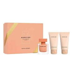 shumee Ambree set parfumska voda v spreju 50 ml + losjon za telo 50 ml + gel za prhanje 50 ml