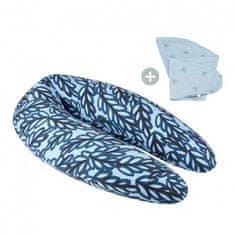 Babymoov večnamenski vzglavnik B.LOVE BUNDLE Vegetal + rezervni pokrov Wind Blue
