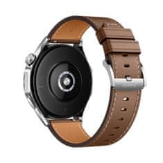 Huawei Watch GT 4/46mm/srebrna/legantni trak/rjava