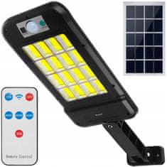 Malatec Solarna 240 LED COB cestna svetilka s PIR sezorjem gibanja hladno bela