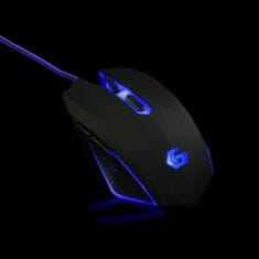 Gembird MUSG-001-B LED Gamer črna/modra miška