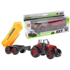Nobo Kids Kmetijski stroji Traktor s prekucno prikolico