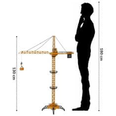 Nobo Kids Žerjav Žerjav 130 cm velik nadzorovan žerjav, daljinski upravljalnik