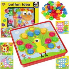 Nobo Kids Gumbi Puzzle Mosaic Button Training Žirafa