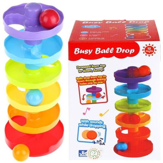 Nobo Kids Ball Tower, Ball Slide, Rainbow Fountain