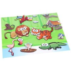 Nobo Kids Puzzle Magnetna tabla Puzzle Safari Animal