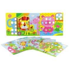 Nobo Kids Gumbi Puzzle Mosaic Button Training Žirafa