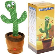 Nobo Kids Singing Dancing Cactus Talks Repeats LED USB