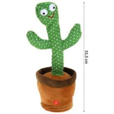 Nobo Kids Singing Dancing Cactus Talks Repeats LED USB