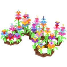 Nobo Kids Gradbene kocke Garden Flowers Flowers 222 kos.