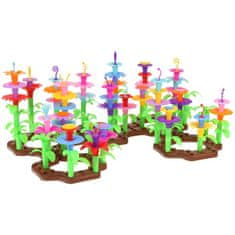 Nobo Kids Gradbene kocke Garden Flowers Flowers 222 kos.