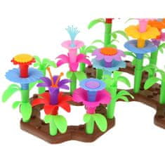 Nobo Kids Gradbene kocke Garden Flowers Flowers 222 kos.