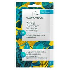 shumee Baby Face nega, intenzivno vlažilna, hialuronska maska s peptidi in aktivatorjem, 8 ml