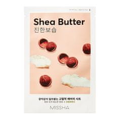 shumee Airy Fit Sheet Mask vlažilna in hranilna sheet maska s karitejevim maslom Shea Butter 19 ml