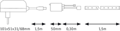 Paulmann LED trak set 10W RGB 1,5m