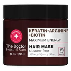 shumee Zdravje &amp; Negovalna maska za krepitev las Keratin + Arginin + Biotin 295 ml