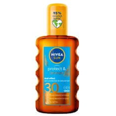 shumee Sun Protect & Bronze olje za porjavitev v spreju, ki aktivira naravno porjavelost SPF30 200 ml