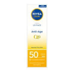 shumee Sun UV Face Anti-Age Q10 krema za sončenje proti gubam za obraz SPF50 50 ml