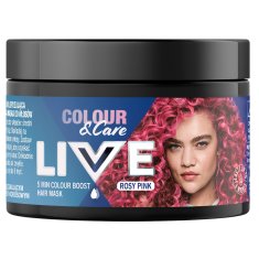 shumee Live Color&amp;Care 5-minutna barvna in negovalna maska za lase Pink 150 ml