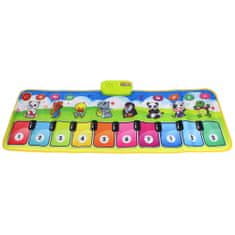 Nobo Kids Glasbena podloga za ples Piano Animals 110 cm