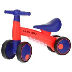 Nobo Kids Balance Bike Push Walker Walker Ride On - rdeč